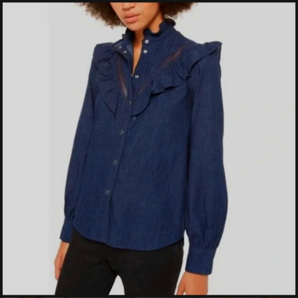 Kate Spade chambray blouse